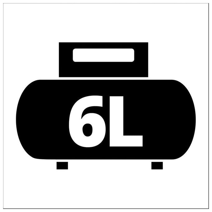 Einhell Compressore A Batteria Te-Ac 36-6-8 Li Serbatoio Da 6 Litri Motore Senza Olio Ideale Per Fai Da Te E Lavori Vari