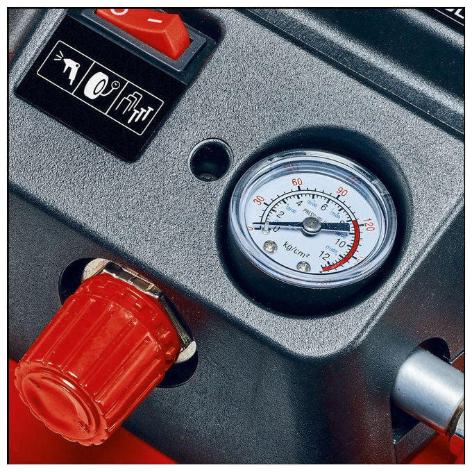Einhell Compressore A Batteria Te-Ac 36-6-8 Li Serbatoio Da 6 Litri Motore Senza Olio Ideale Per Fai Da Te E Lavori Vari