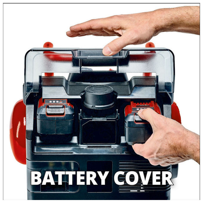 Einhell Compressore A Batteria Te-Ac 36-6-8 Li Serbatoio Da 6 Litri Motore Senza Olio Ideale Per Fai Da Te E Lavori Vari