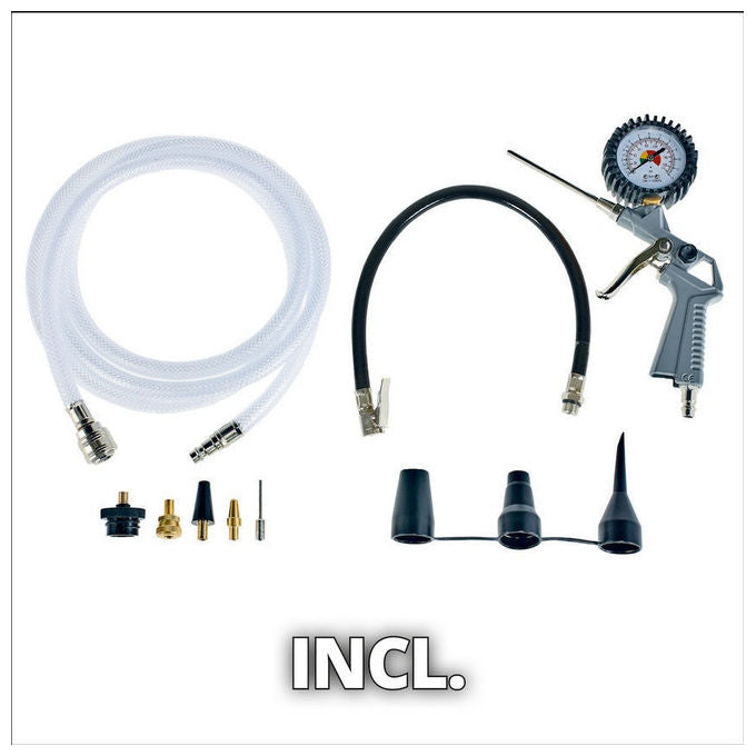 Einhell Compressore A Batteria Te-Ac 36-6-8 Li Serbatoio Da 6 Litri Motore Senza Olio Ideale Per Fai Da Te E Lavori Vari