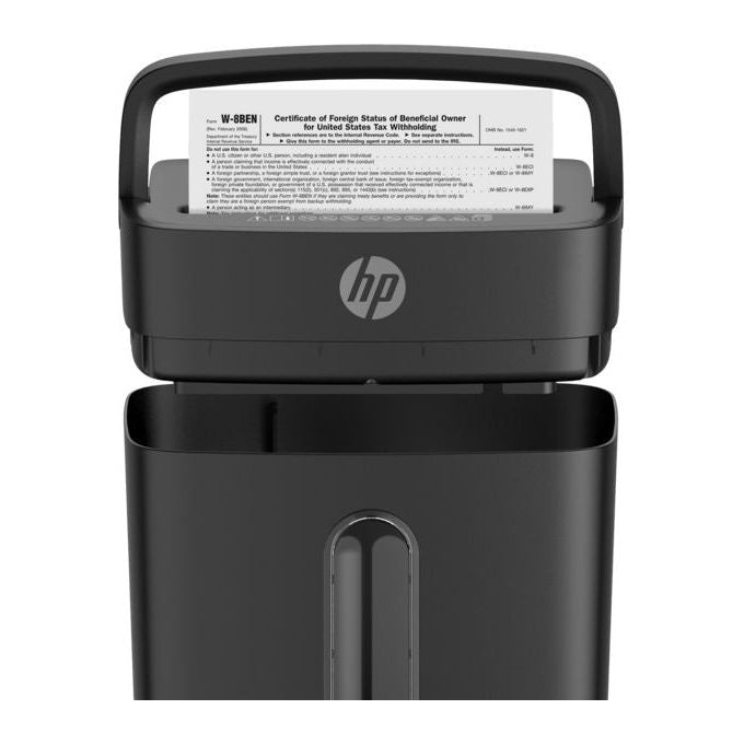 HP 2800 One Shred 6CC Distruggi Documenti Taglio a Particelle 6 Fogli 14 L 68 dB colore Nero