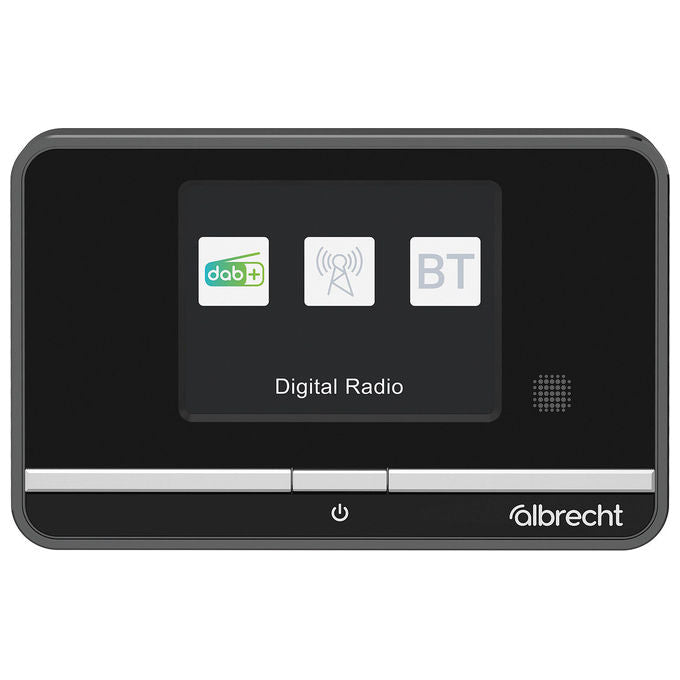 Albrecht DR521 DAB+ UKW Sintonizzatore Radio con Bluetooth Display 3.2'' colore Nero
