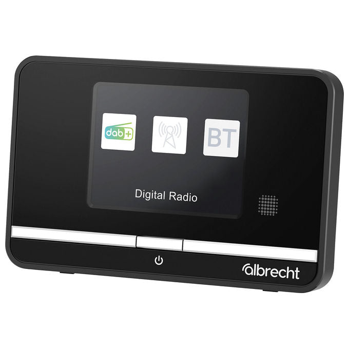 Albrecht DR521 DAB+ UKW Sintonizzatore Radio con Bluetooth Display 3.2'' colore Nero