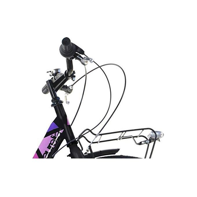 Dino Bikes Bicicletta ROADSTER BIKE 24 pollici Nero-Rosa