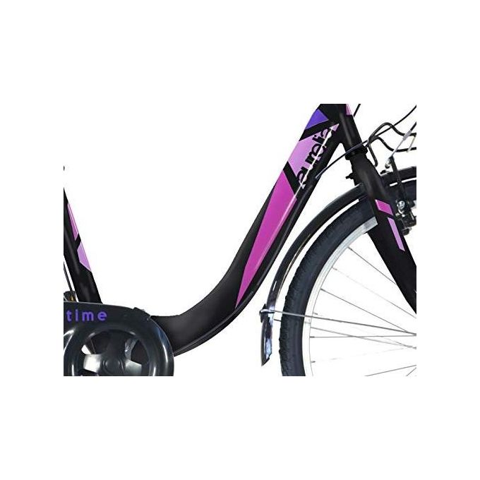 Dino Bikes Bicicletta ROADSTER BIKE 24 pollici Nero-Rosa