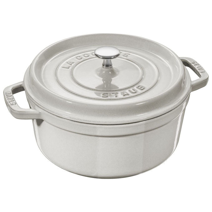 Zwilling 40501-413-0 STAUB LA COCOTTE Pirofila casseruola 5,25 L Ghisa smaltata Diametro 26 cm colore white truffle