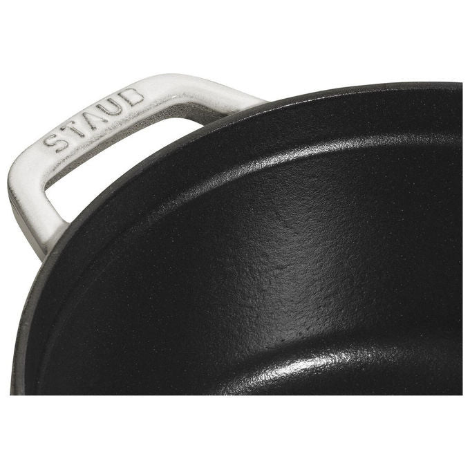 Zwilling 40501-413-0 STAUB LA COCOTTE Pirofila casseruola 5,25 L Ghisa smaltata Diametro 26 cm colore white truffle