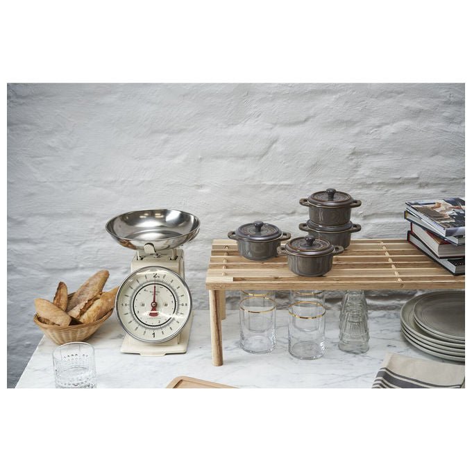 Staub 40508-160-0 Ceramique Pirofila casseruola 0,2 L in ceramica con coperchio grigio antico