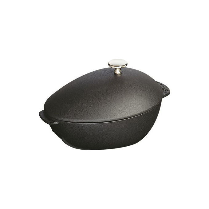 Staub 40509-494-0 Cozziera in Ghisa per Cozze Capacita' 2.00 L Diametro 25 cm colore Nero