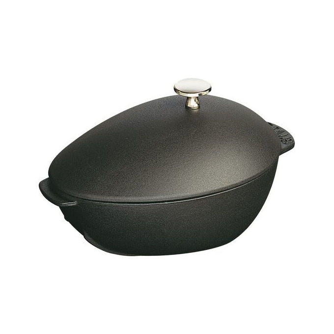 Staub 40509-494-0 Cozziera in Ghisa per Cozze Capacita' 2.00 L Diametro 25 cm colore Nero