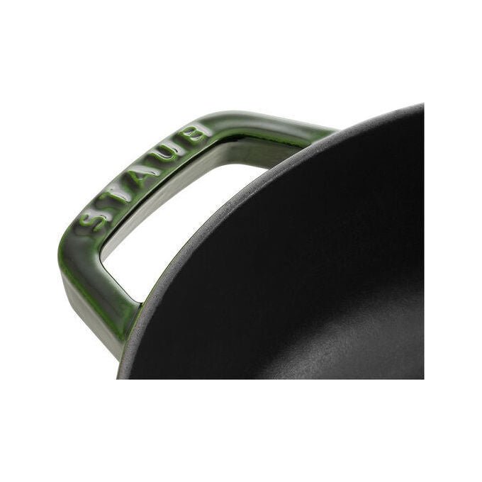 ZWILLING 40511-478-0 STAUB BRAISERS Padella per saute' Rotondo 28 cm Capacita' 3,7 L Ghisa Smaltata Induzione Cottura Forno fino a 240 °C colore Verde