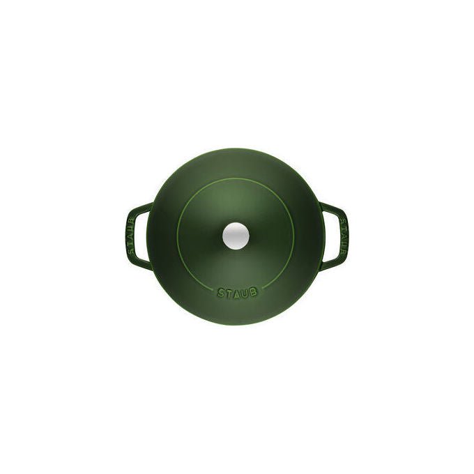 ZWILLING 40511-478-0 STAUB BRAISERS Padella per saute' Rotondo 28 cm Capacita' 3,7 L Ghisa Smaltata Induzione Cottura Forno fino a 240 °C colore Verde