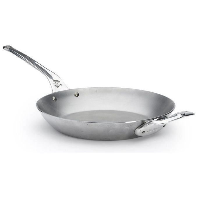 De Buyer 40533-04 Mineral B Pro Padella Acciaio al Carbonio 32 cm colore Argentato
