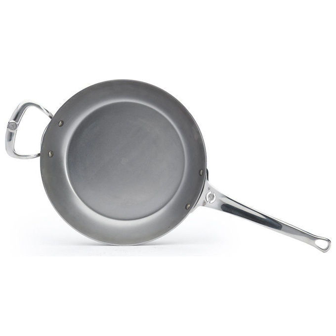 De Buyer 40533-04 Mineral B Pro Padella Acciaio al Carbonio 32 cm colore Argentato