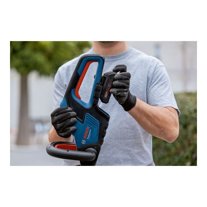 Bosch GHE 18V-50 PROFESSIONAL Tagliasiepi Cordless Lama Singola 18 V 50 cm 20 mm 3000 spm colore Nero Blu Rosso