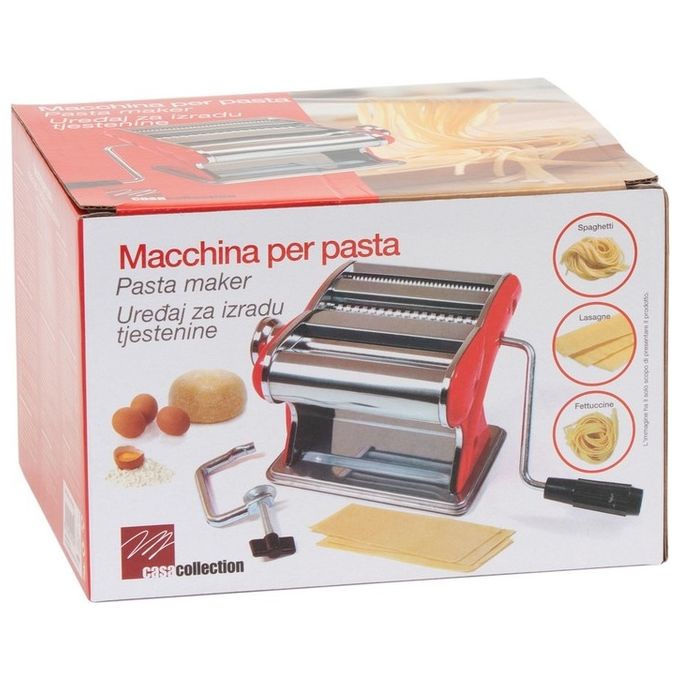 Macchina per la pasta in acciaio inox rosso
