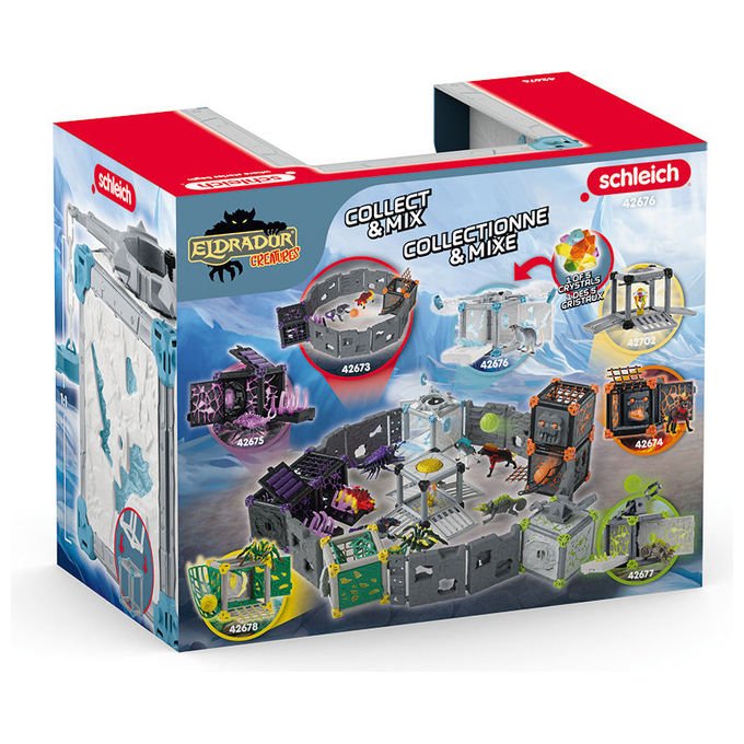 Schleich 42676 BattleCave Ratto dei Ghiacci Gioco con 40 Pezzi colore Multicolore