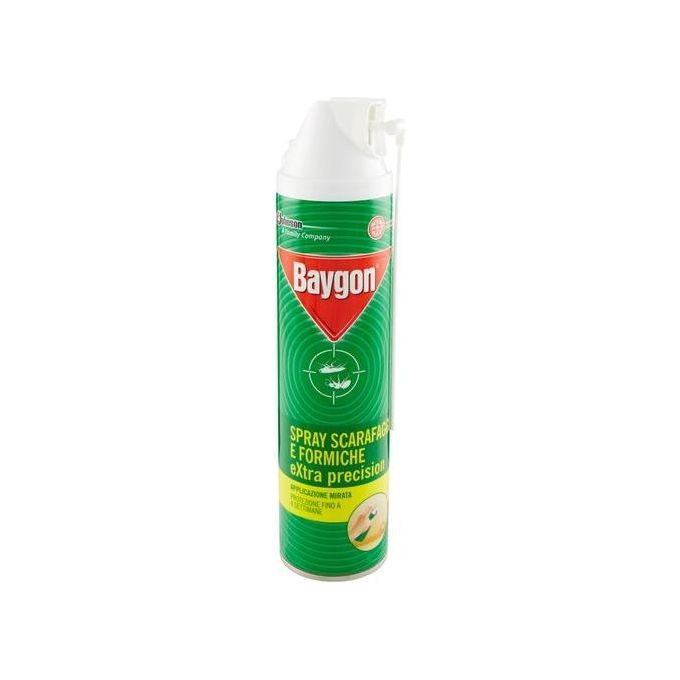 Baygon Spray con Cannuccia Extra Precision contro Scarafaggi e Formiche