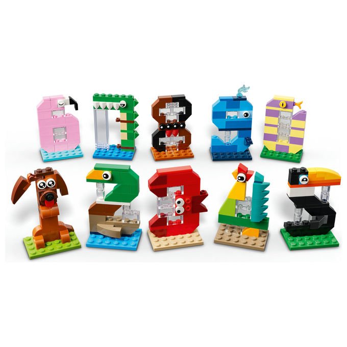 Lego 40807 Iconic Set Costruzioni Numeri del Compleanno 281 Pezzi 10 Animali da 6 anni