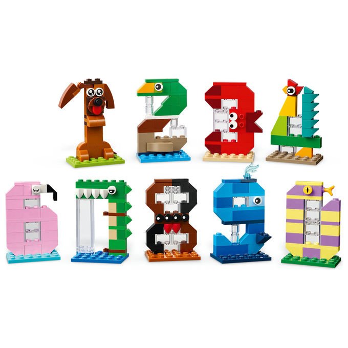 Lego 40807 Iconic Set Costruzioni Numeri del Compleanno 281 Pezzi 10 Animali da 6 anni