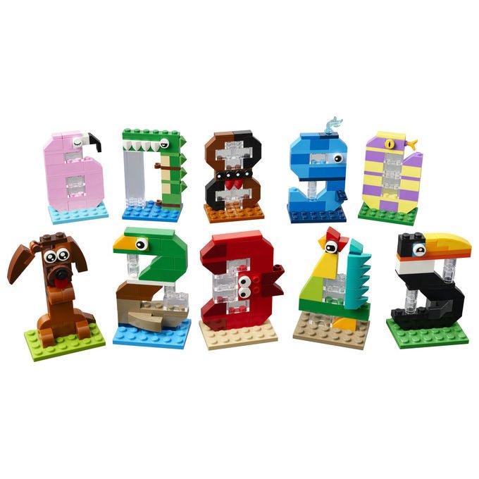 Lego 40807 Iconic Set Costruzioni Numeri del Compleanno 281 Pezzi 10 Animali da 6 anni