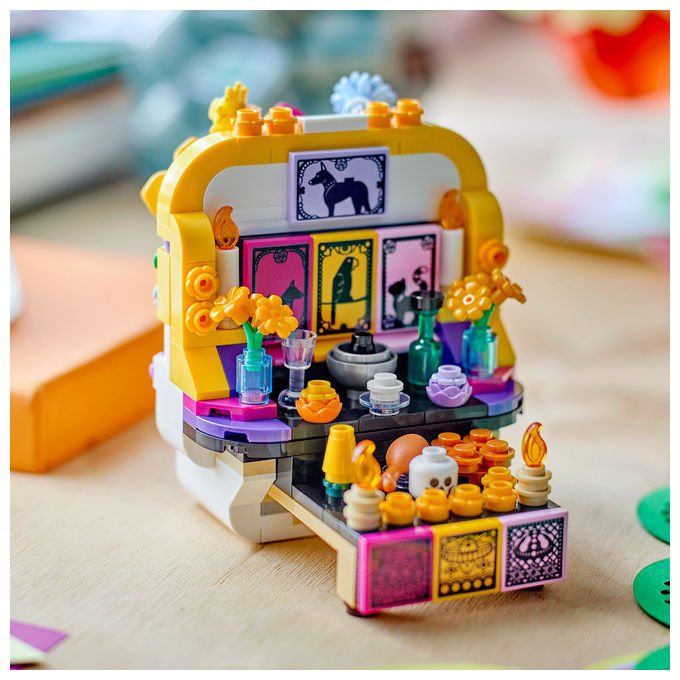 Lego 40811 Altare dei Morti Kit di Arti e Mestieri Fai da Te con Teschio Decorativo 231 pezzi colore Multicolore