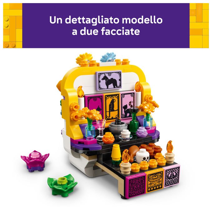 Lego 40811 Altare dei Morti Kit di Arti e Mestieri Fai da Te con Teschio Decorativo 231 pezzi colore Multicolore