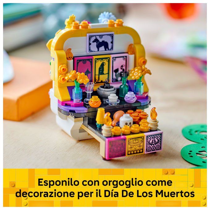 Lego 40811 Altare dei Morti Kit di Arti e Mestieri Fai da Te con Teschio Decorativo 231 pezzi colore Multicolore