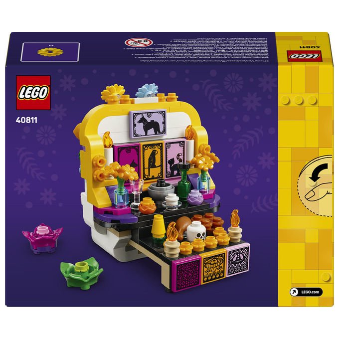 Lego 40811 Altare dei Morti Kit di Arti e Mestieri Fai da Te con Teschio Decorativo 231 pezzi colore Multicolore