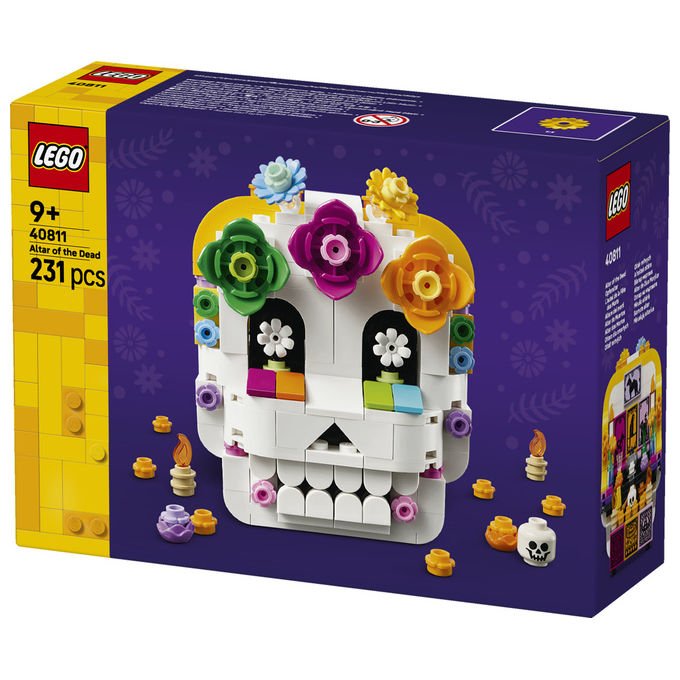 Lego 40811 Altare dei Morti Kit di Arti e Mestieri Fai da Te con Teschio Decorativo 231 pezzi colore Multicolore
