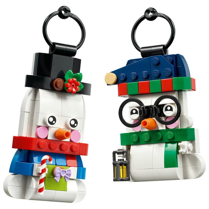 Lego 40812 Pupazzi di Neve Ornamentali Set da Costruzione 168 Pezzi per Bambini da 6 Anni in Su colore Multicolore