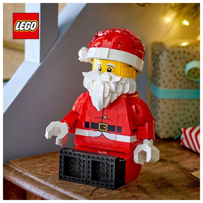 Lego 40820 Grande Minifigure di Babbo Natale Set da Costruzione 761 pezzi 27 cm colore Multicolore