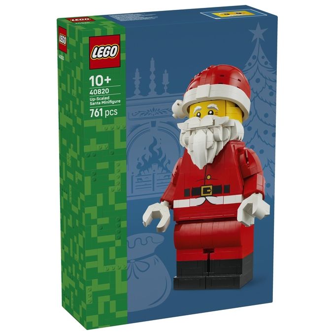 Lego 40820 Grande Minifigure di Babbo Natale Set da Costruzione 761 pezzi 27 cm colore Multicolore