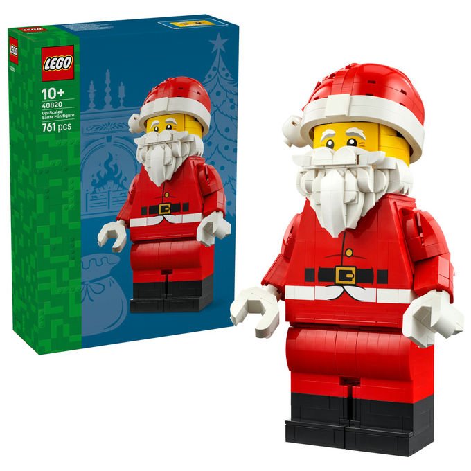 Lego 40820 Grande Minifigure di Babbo Natale Set da Costruzione 761 pezzi 27 cm colore Multicolore