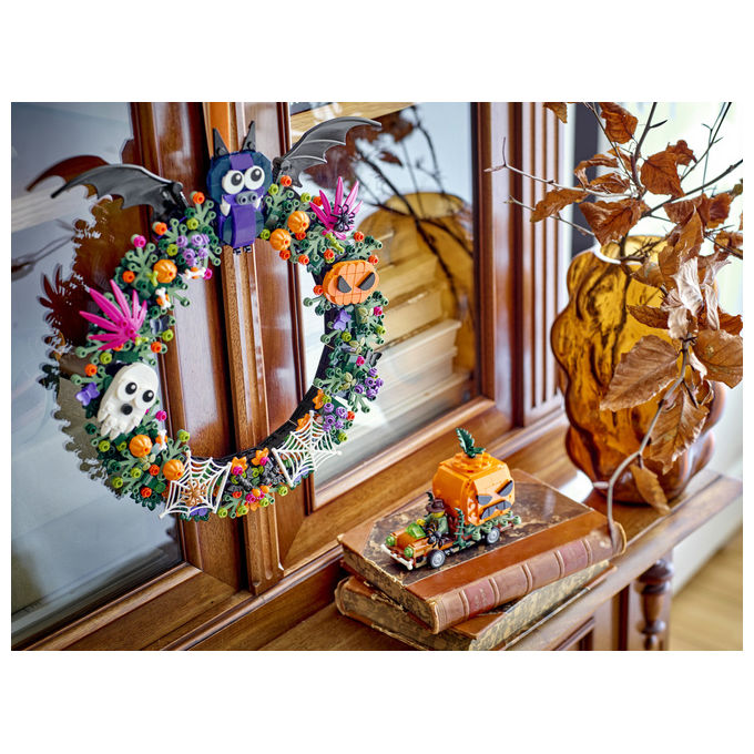 Lego 40825 Ghirlanda di Halloween con Pipistrelli Zucche Fantasmi e Ragnatele 617 pezzi colore Multicolore