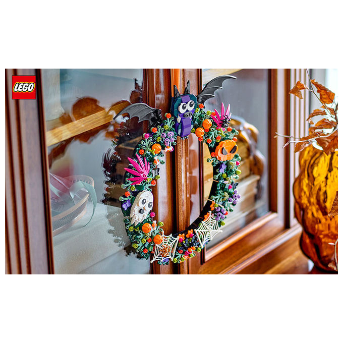 Lego 40825 Ghirlanda di Halloween con Pipistrelli Zucche Fantasmi e Ragnatele 617 pezzi colore Multicolore
