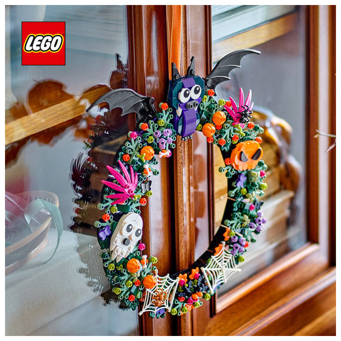 Lego 40825 Ghirlanda di Halloween con Pipistrelli Zucche Fantasmi e Ragnatele 617 pezzi colore Multicolore