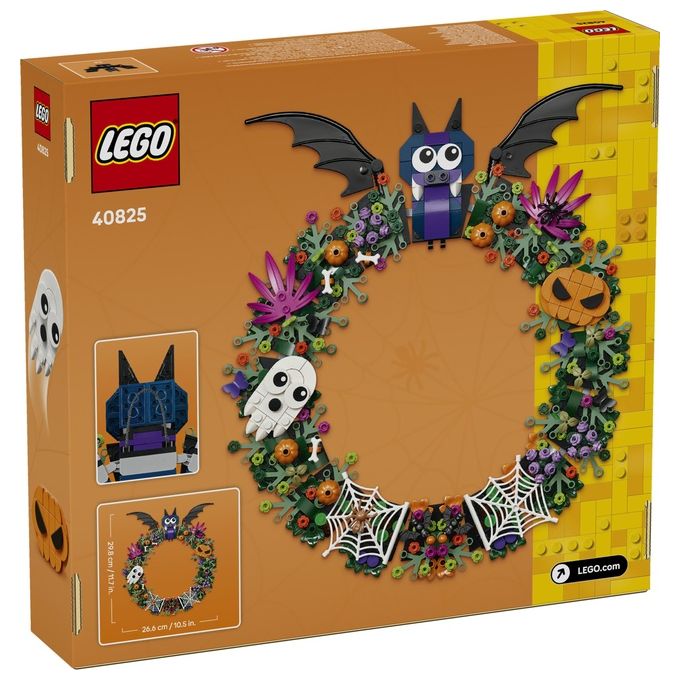 Lego 40825 Ghirlanda di Halloween con Pipistrelli Zucche Fantasmi e Ragnatele 617 pezzi colore Multicolore