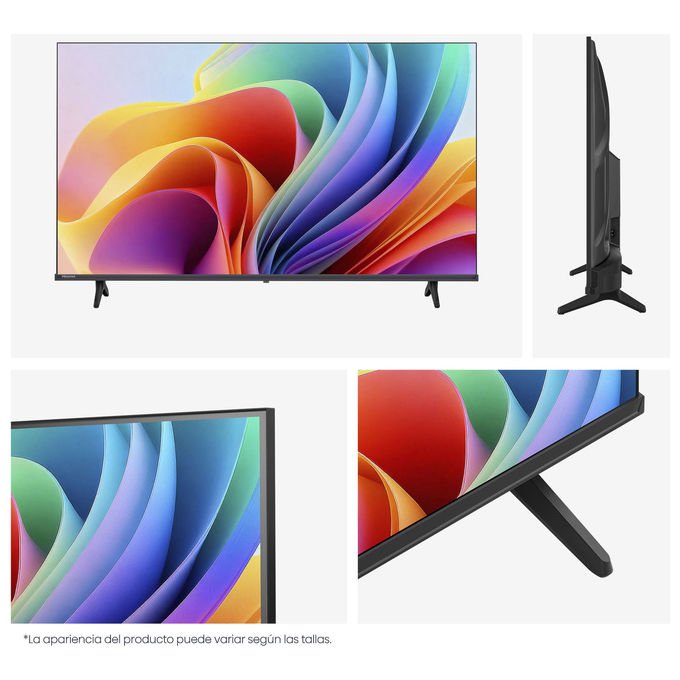 Hisense 40A4S Smart TV 40'' Full HD D-LED 60Hz VIDAA U9 DVB-T2 DTS Virtual X Game Mode Wi-Fi AirPlay2 colore Nero