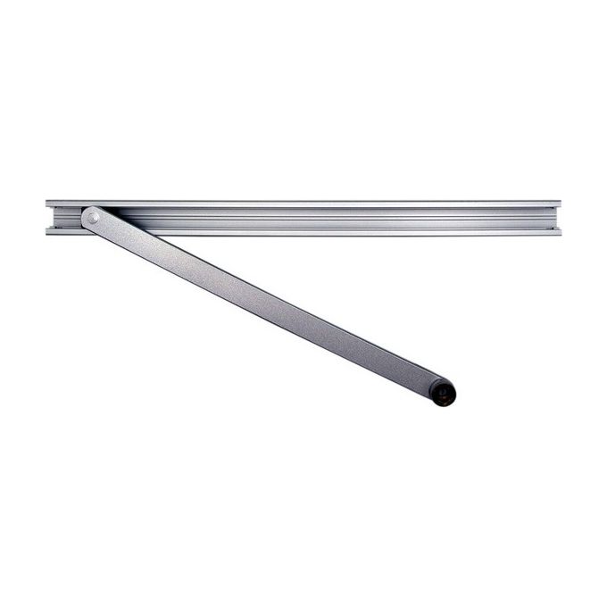 Geze 068221 Braccio A Slitta Per Ts3000-Ts5000 Argento Senza Fermo