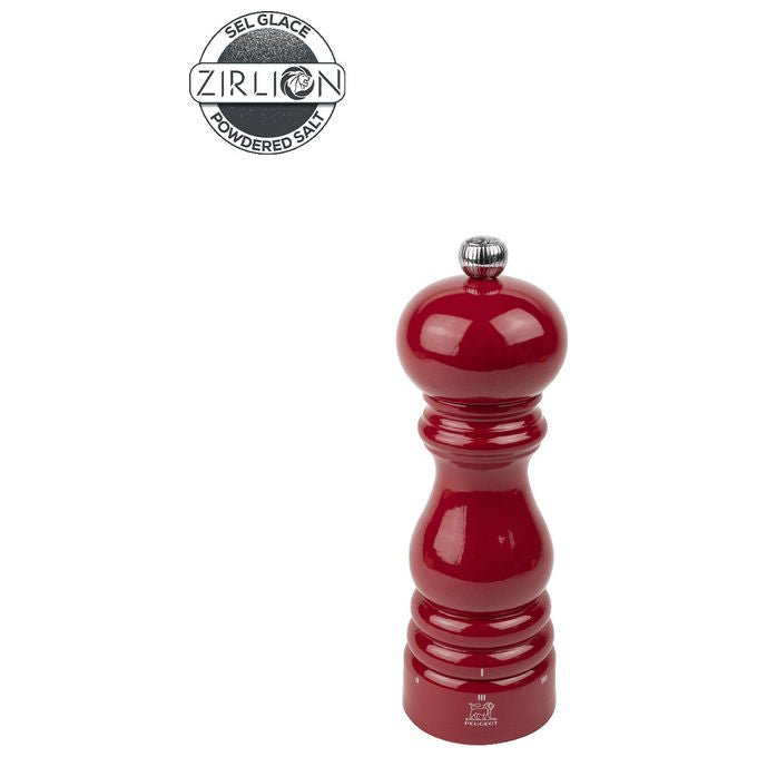 Peugeot 4122900 Paris u'Select Macinasale con meccanismo Zirlion regolabile in acciaio inox altezza 18 cm colore Rosso