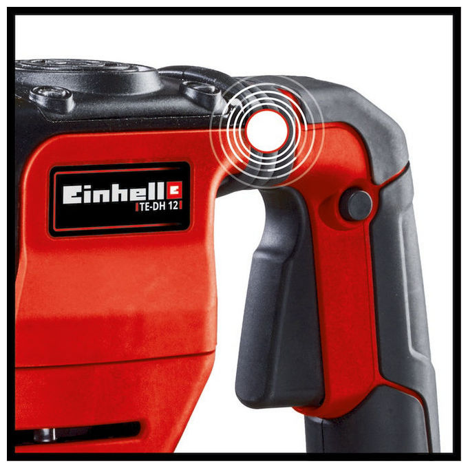 Einhell Martello Demolitore TE-DH 12 Potente e Leggero per Lavori di Costruzione e Demolizione con Scalpelli Inclusi