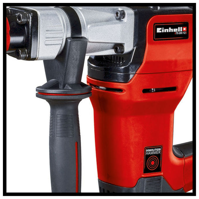 Einhell Martello Demolitore TE-DH 12 Potente e Leggero per Lavori di Costruzione e Demolizione con Scalpelli Inclusi
