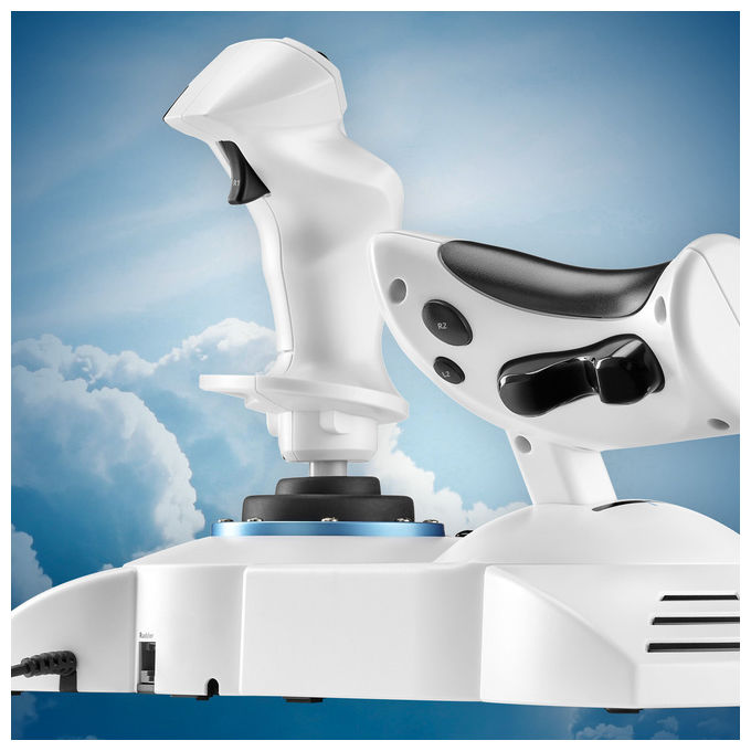 Thrustmaster 4160949 T.Flight Hotas 5 Microsoft Flight Simulator Edition Joystick Simulazione di Volo colore Bianco