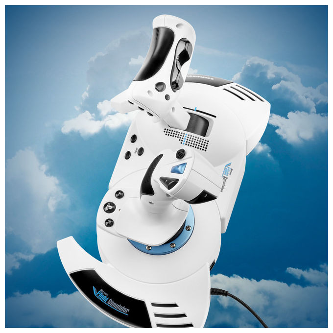 Thrustmaster 4160949 T.Flight Hotas 5 Microsoft Flight Simulator Edition Joystick Simulazione di Volo colore Bianco