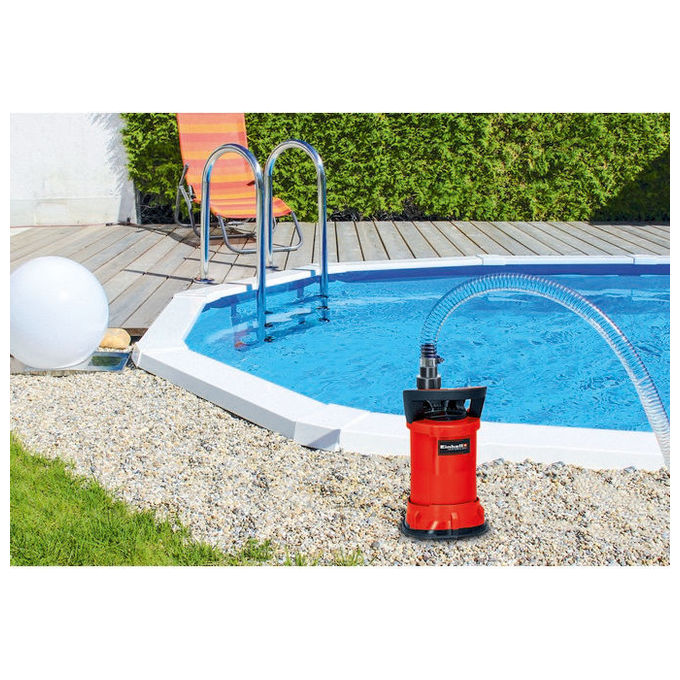 Einhell Pompa Immersione Fondo Piatto Ge-Sp 390 Ll Eco per Giardini e Attivita' di Irrigazione Efficiente