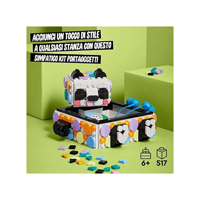 LEGO Dots Il Simpatico Panda Portaoggetti