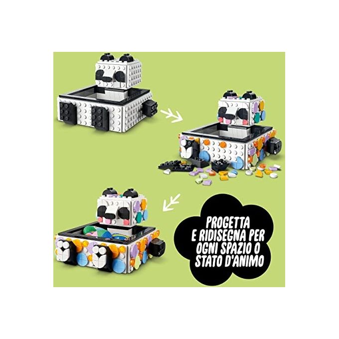 LEGO Dots Il Simpatico Panda Portaoggetti