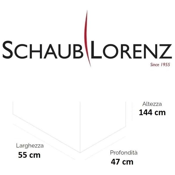 Schaub Lorenz SVDP240ES Frigorifero doppia porta 240 Litri Classe F Silver