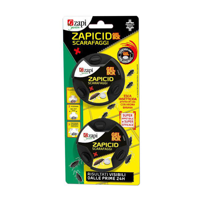 Zapi Zapicid Scarafaggi Gel Box 2 Pezzi per 2gr